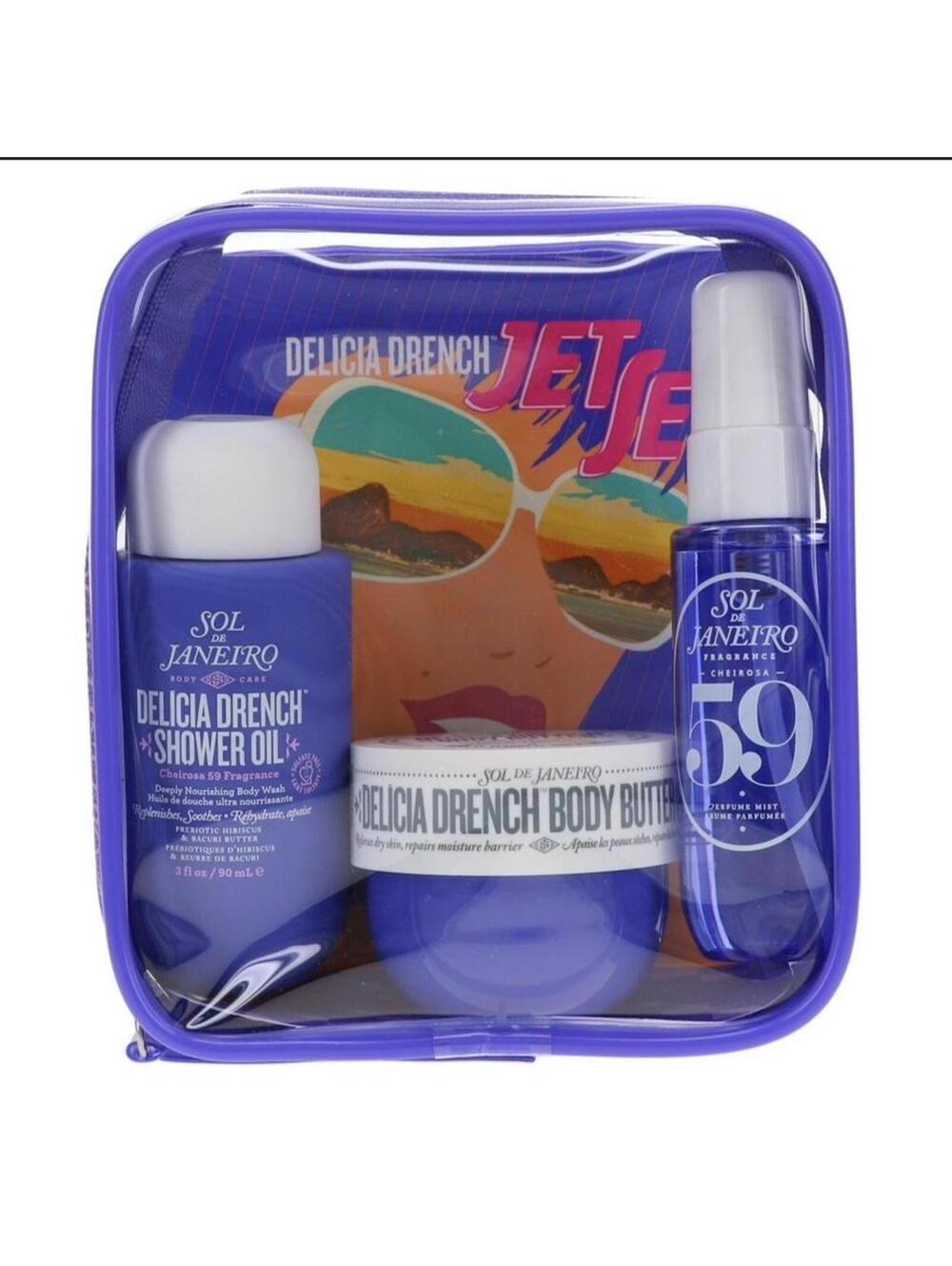 Sol de Janeiro Delícia Drench Jet Set,travel-friendly body care trio